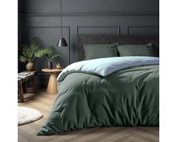 Luxe Teddy Dekbedovertrek - Jade - 140 x 220 cm + Kussensloop