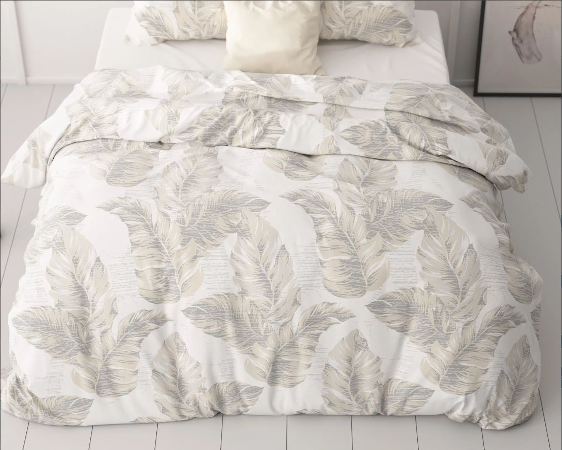 Schlaf-Bettbezug Afina Beige 240x200 cm – Luxuriös & Komfortabel | Neu