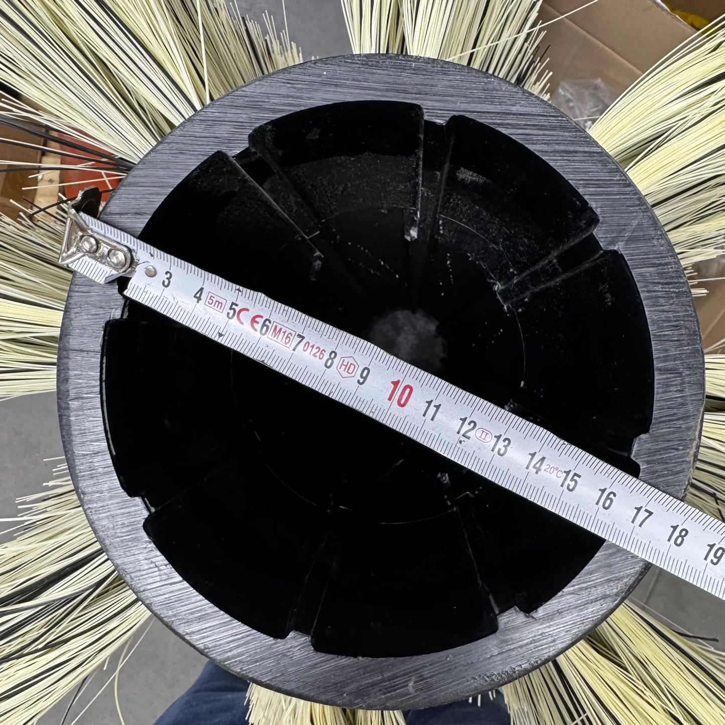 Veegborstel straat machine 114cm / 18cm doorsnee (buis)