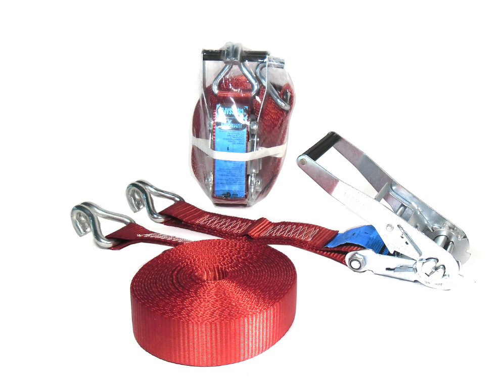 Jumbo-Hochleistungs-Ratschengurt 9 m × 50 mm – Ratsche & J-Haken – Neu