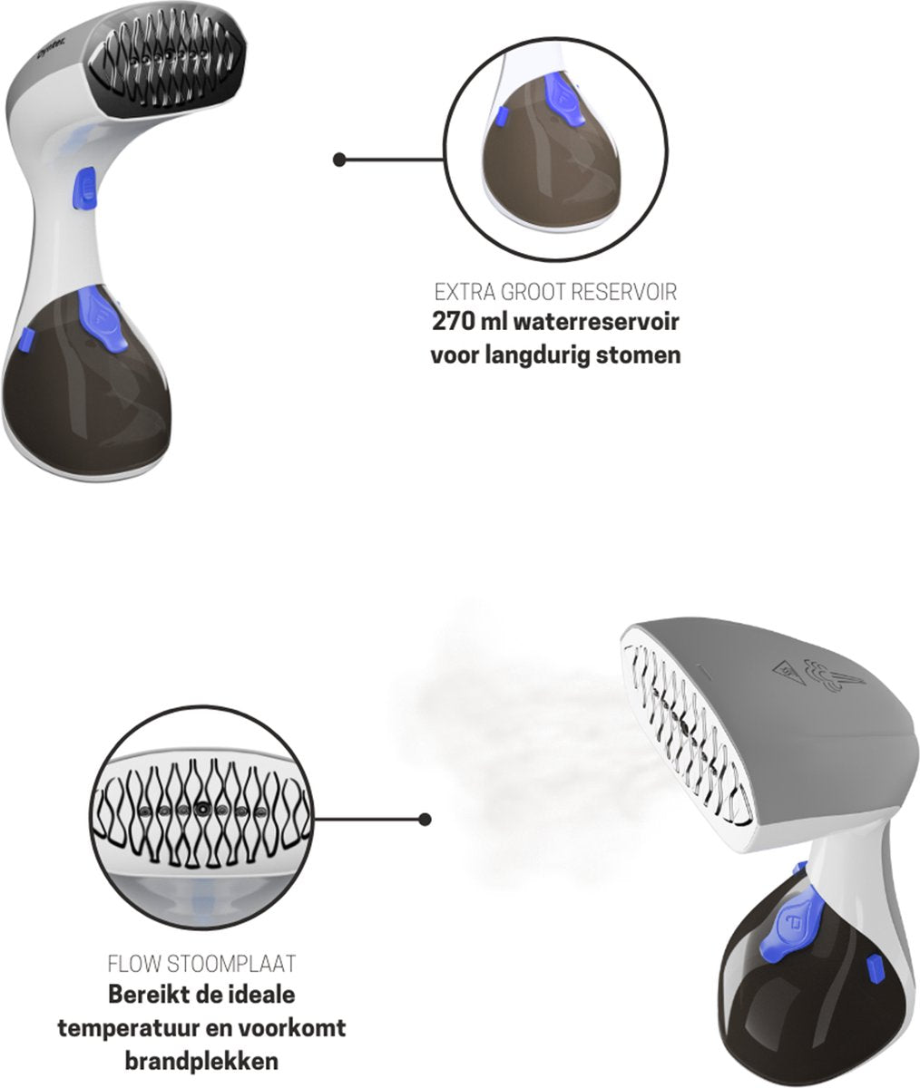 Dynter Handdampfglätter – Kleiderdampfglätter – Kompakt – Neu