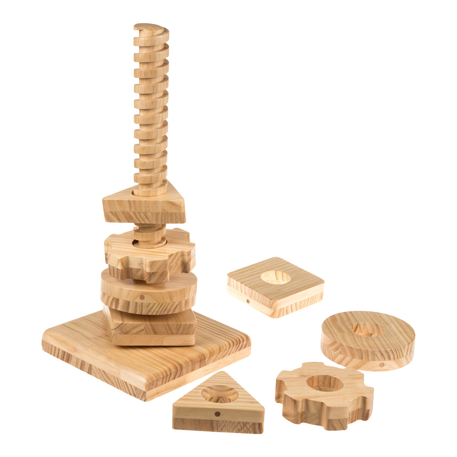 TTS Motor Skills Dreh- und Wendeturm – Lernspielzeug aus Holz | Neu