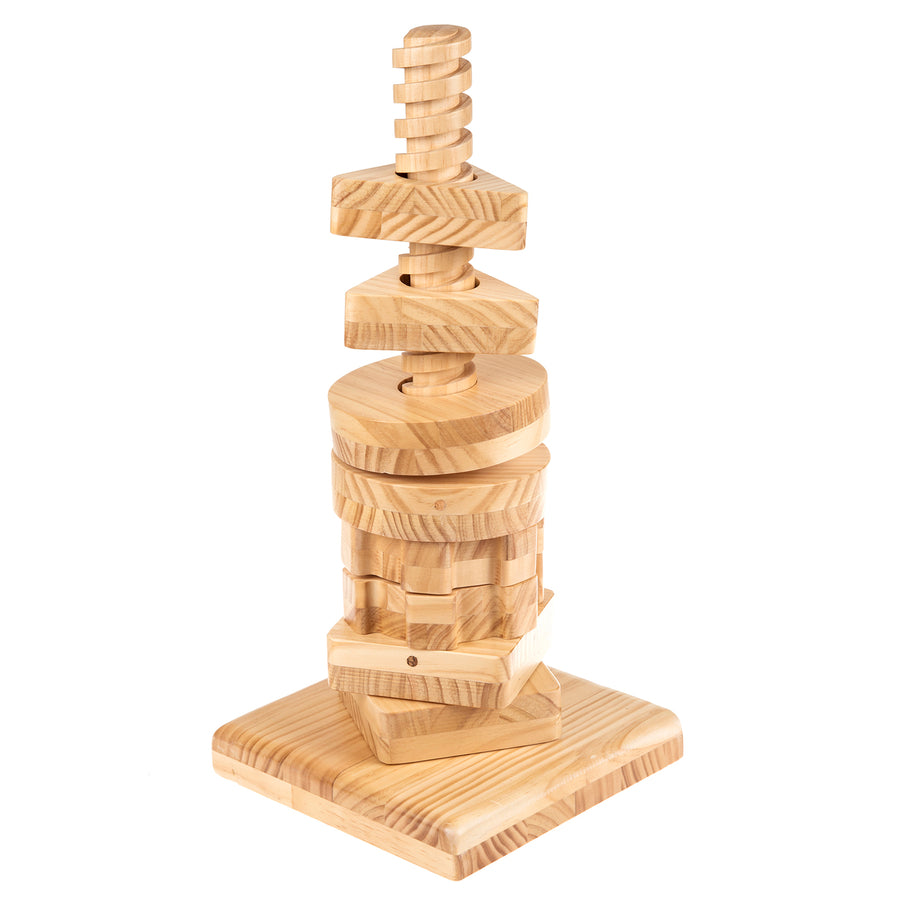 TTS Motor Skills Dreh- und Wendeturm – Lernspielzeug aus Holz | Neu