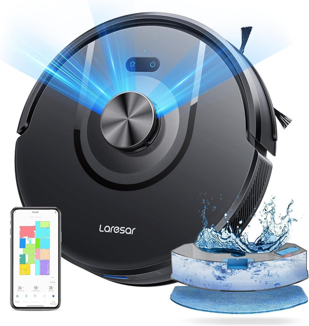 Laresar Mars 01 Saugroboter – Intelligente Lasernavigation &amp; automatische Entleerung | Neu