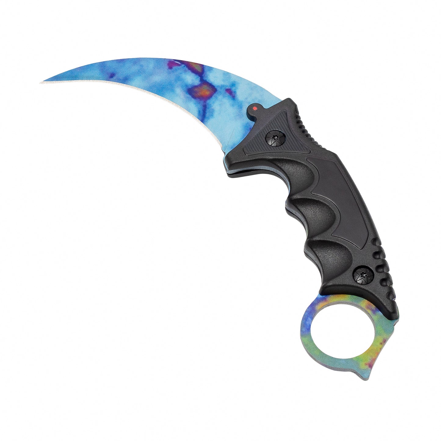 Premium Karambit, gehärtet – Blue Gem | Vollerl-Messer aus der Real Life CS2-Serie | Neu