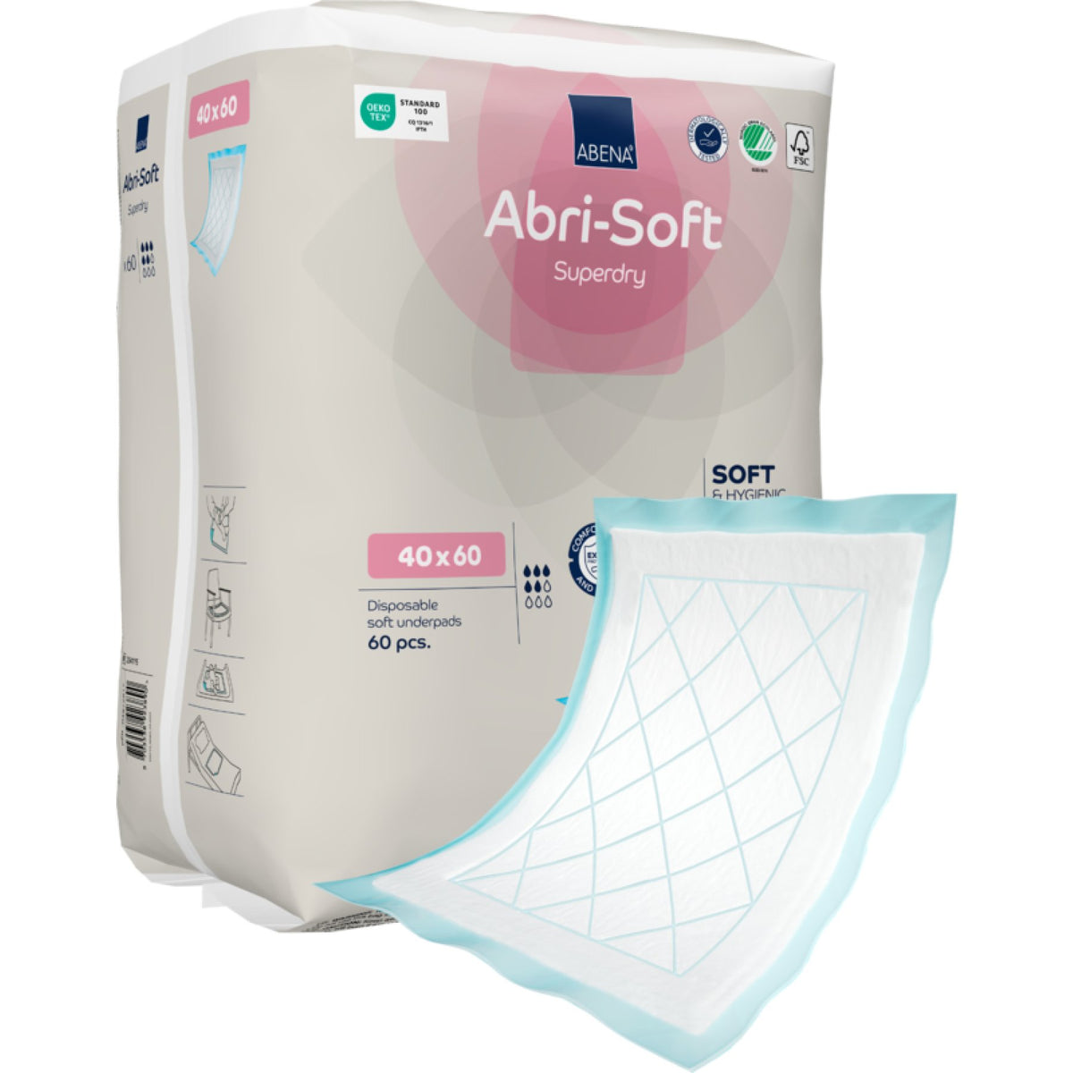 Abri-Soft SuperDry Einwegunterlagen 40x60 cm