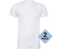 T-shirt 2-pack Wit Rond - XL Comfort voor Elke Dag