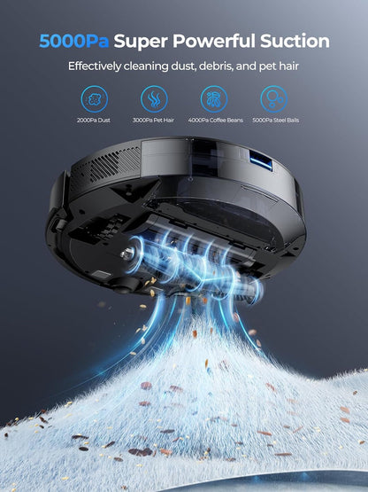 Laresar Mars 01 Saugroboter – Intelligente Lasernavigation &amp; automatische Entleerung | Neu