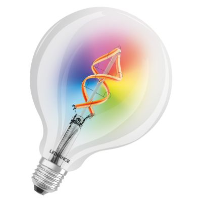Ledvance Smart+ WiFi E27 Globe Classic Filament 4,5W – RGBW &amp; Very Warm White (827)