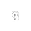 Ledvance Smart+ WiFi E27 Globe Classic Filament 4,5W – RGBW &amp; Very Warm White (827)