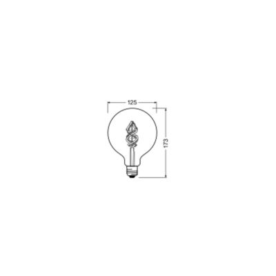 Ledvance Smart+ WiFi E27 Globe Classic Filament 4,5W – RGBW &amp; Very Warm White (827)