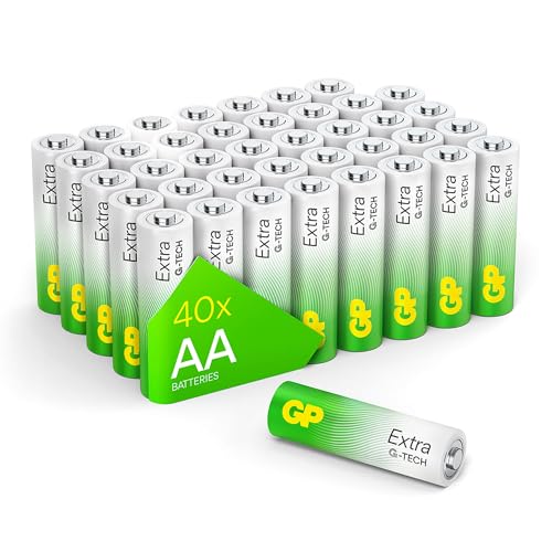 GP AA Batterien 1,5 V – 40er-Packung | LR06 / Mignon / MN1500 – Neu