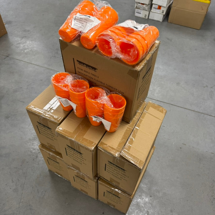 Teil 336x BobBarker BBFX-TMB12 Flex Thumbler 120z Orange