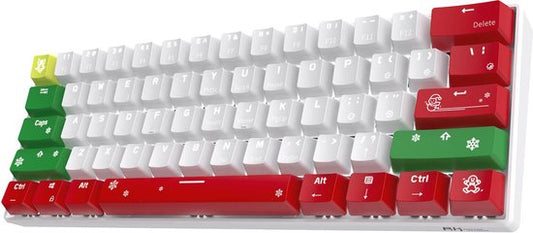 Royal Kludge RK61 – Kompakte mechanische RGB-Gaming-Tastatur (61 Tasten) | Kabellos &amp; Kabelgebunden