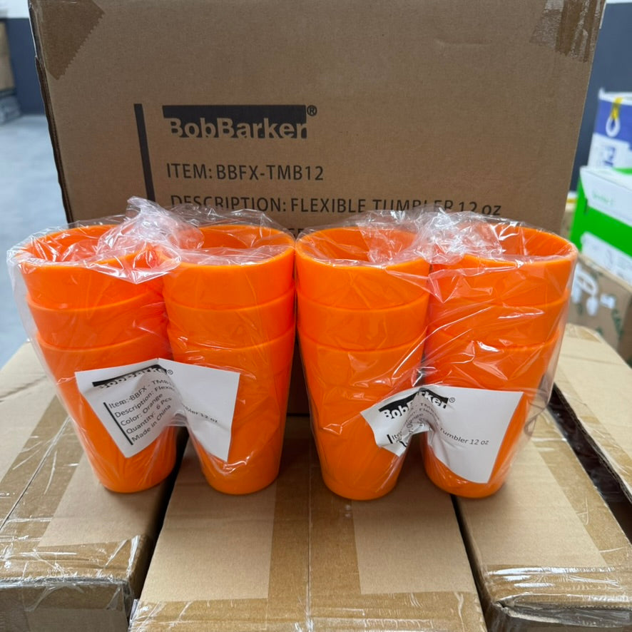 Teil 336x BobBarker BBFX-TMB12 Flex Thumbler 120z Orange