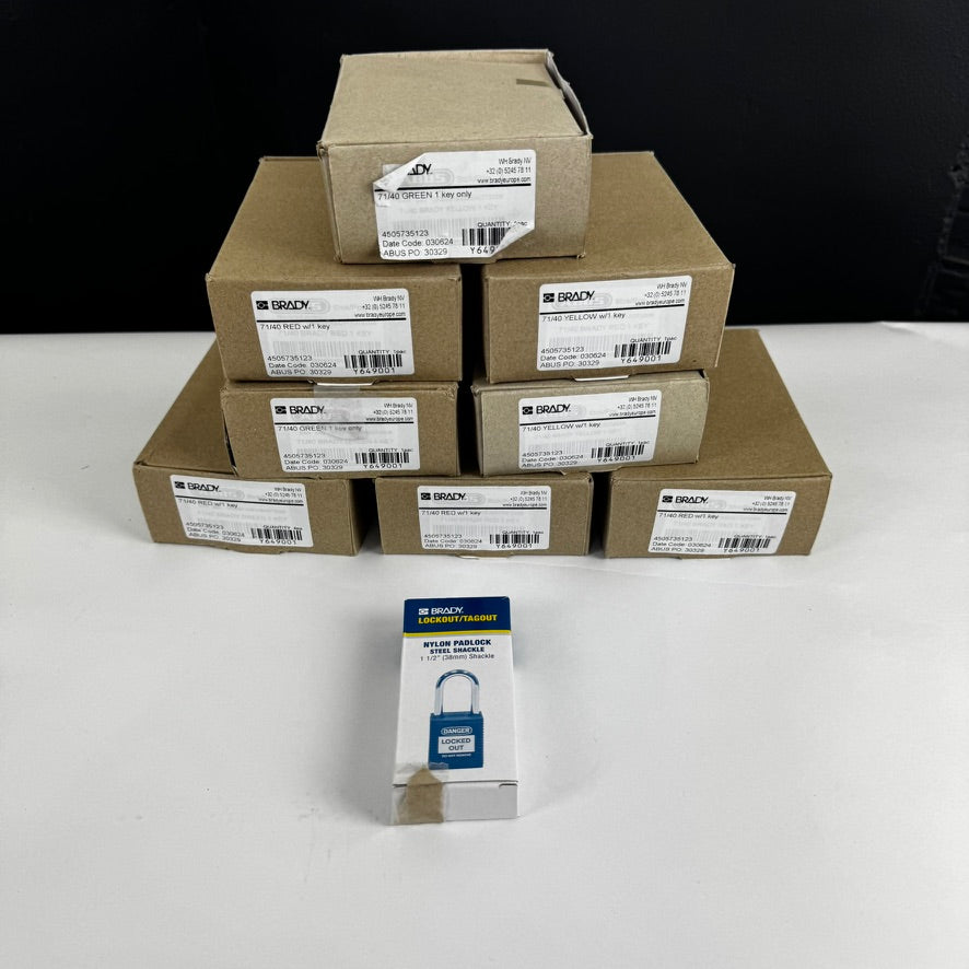 Brady Wetterfestes Sicherheitsschloss aus Nylon und Stahl – Maximaler Schutz in jeder Umgebung