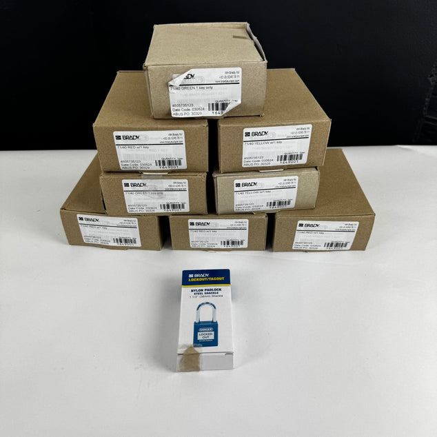 Brady Wetterfestes Sicherheitsschloss aus Nylon und Stahl – Maximaler Schutz in jeder Umgebung