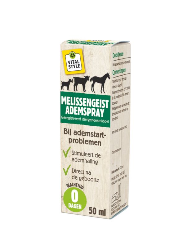 VITALstyle Melissengeist Atemspray 20 ml – für einen frischen Start beim Atmen bei Jungtieren