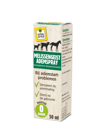 VITALstyle Melissengeist Atemspray 20 ml – für einen frischen Start beim Atmen bei Jungtieren