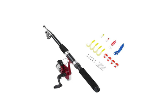 Angelruten-Set – Komplette Casting-Rute mit Zubehör für Anfänger und Fortgeschrittene | Neu