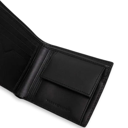 Nappa-Ledergeldbörse mit durchgehendem Labelmotiv