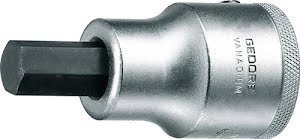 Gedore Innensechskantschraube IN 32 3/4 Zoll, Breite über die Flächen 19 mm, Länge 80 mm