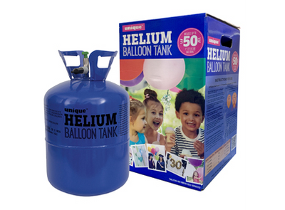 Großer Heliumtank von Unique Party – Ballons für Partys &amp; Dekorationen befüllen | Neu