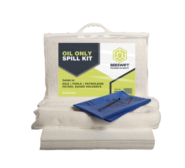 Beeswift Ölbindemittel-Set 20 l – Ölabsorptionsset – Weiß