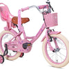 Nogan butterfly roze fiets 16"