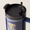 Ralph Lauren Heritage Polo Bear waterfles met rietje
