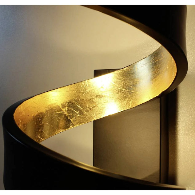 Staande lamp HELIX 10-vlams IP20, goud, zwart