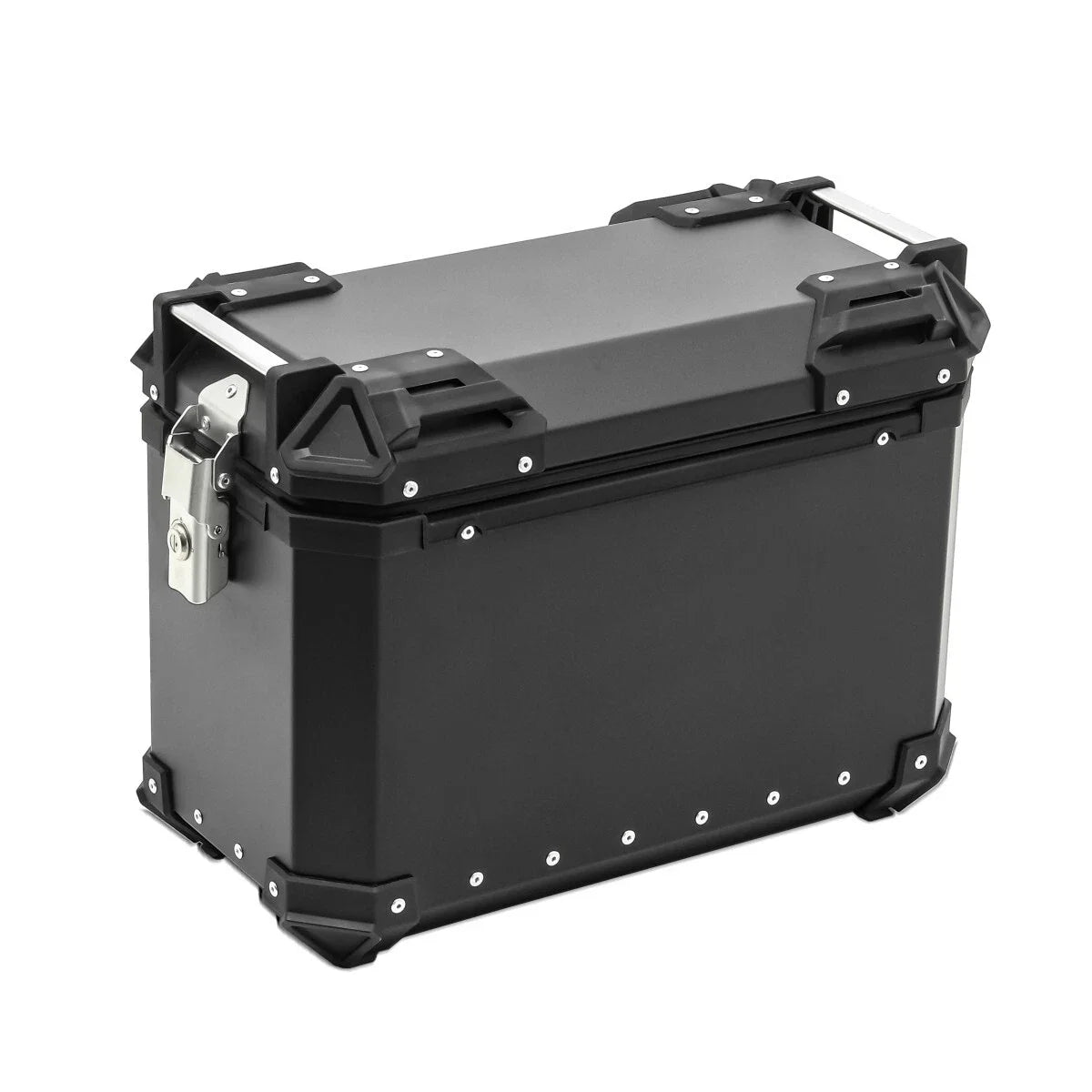 Bagtecs XW30 zwarte 30 liter linker aluminium motorfiets zijkoffer