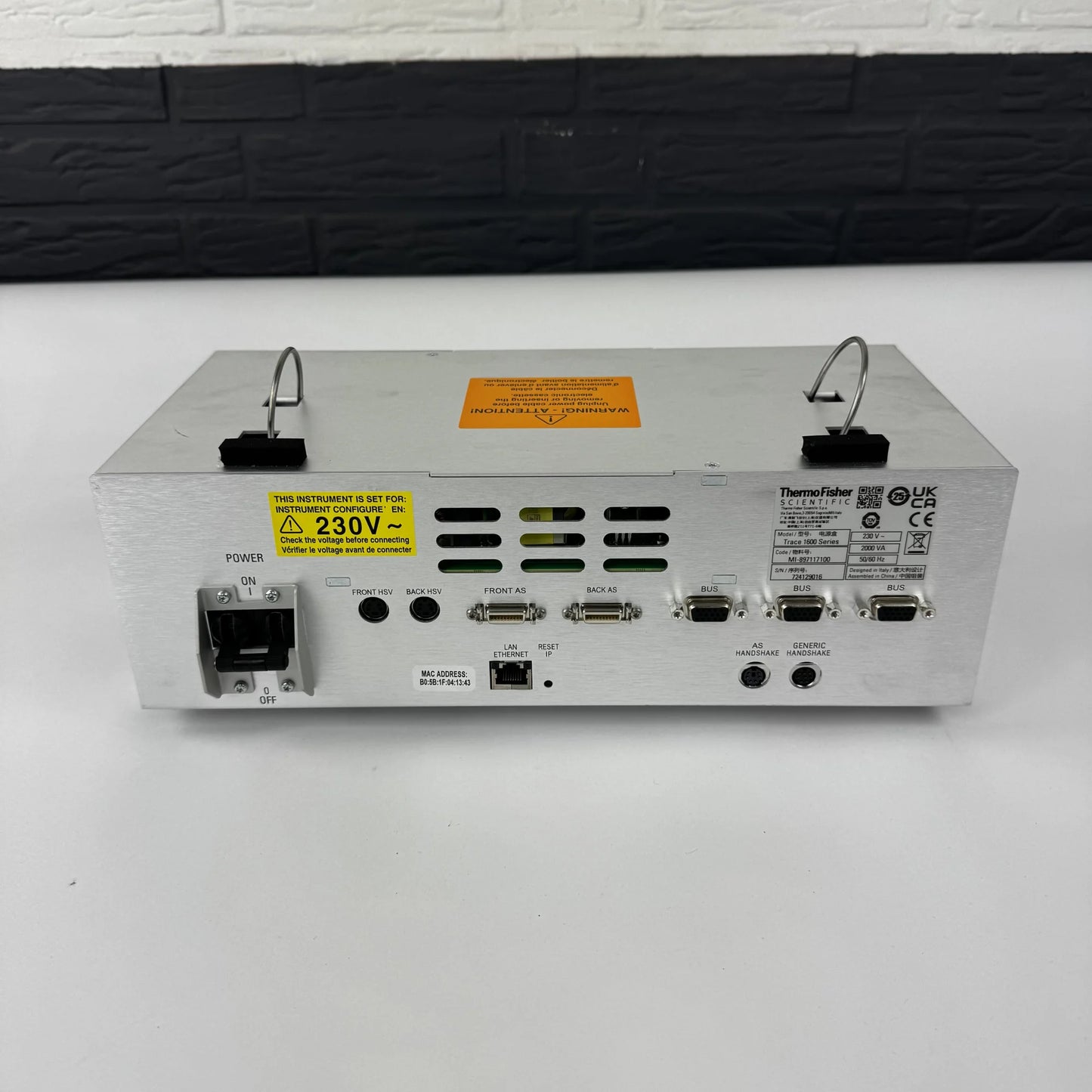 Thermo Scientific Chromatograph Trace 1600 Series Controller - MI-897117100