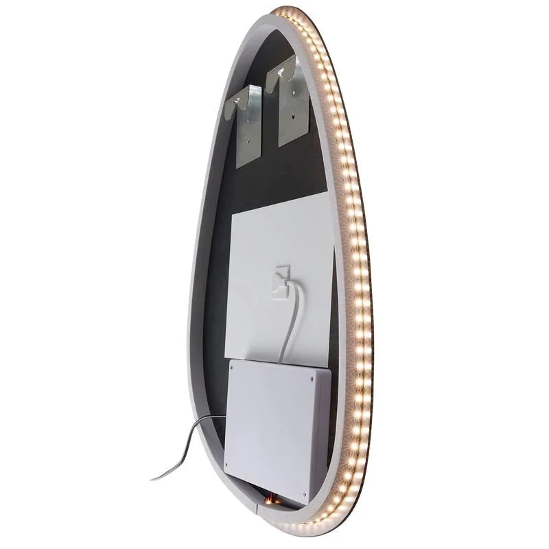 Asymmetrische spiegel met ledverlichting