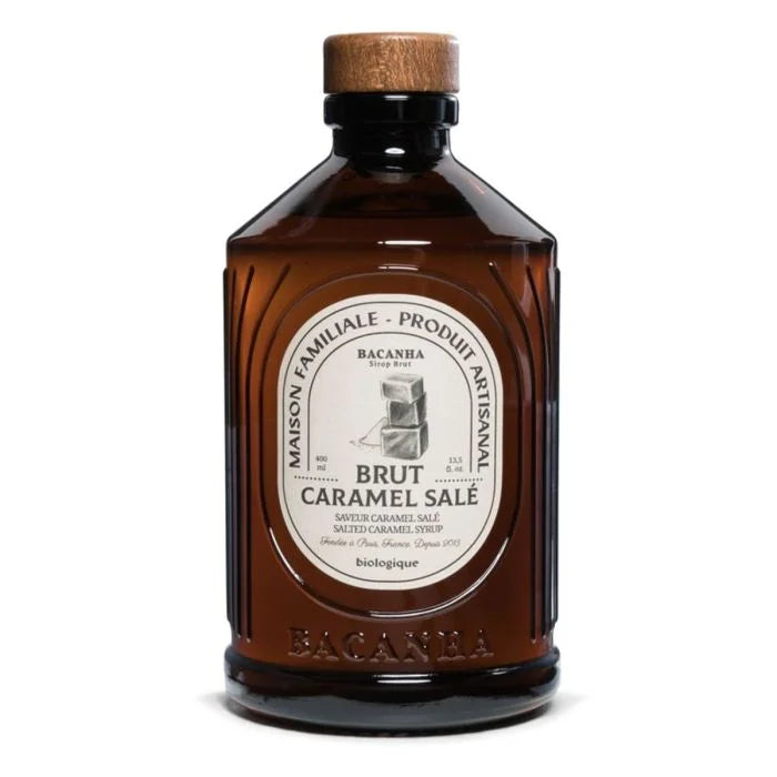 Bacanha Sirop Brut Bio – Biologische Premium Siroop voor Dranken en Desserts – 400 ml
