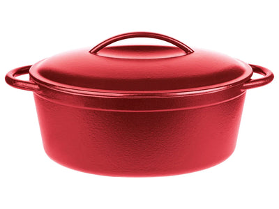 GSW Gietijzeren ovenschaal, 33 x 25 cm (rood)
