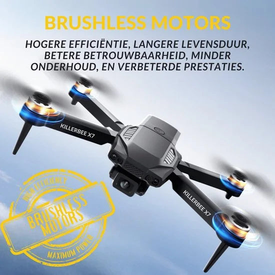 Killerbee X7 Raptor - Drone met dubbele camera - geschikt voor kinderen en volwassenen - 4 accu's