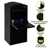 Slimme Pakketbrievenbus Frontbox-Achteruitname-Uni stardust black