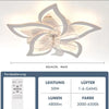 5 blads Lotus Ventilator Lamp - Plafondventilator - Afstandsbediening - Dimmer - 3 Standen Ventilator 69cm