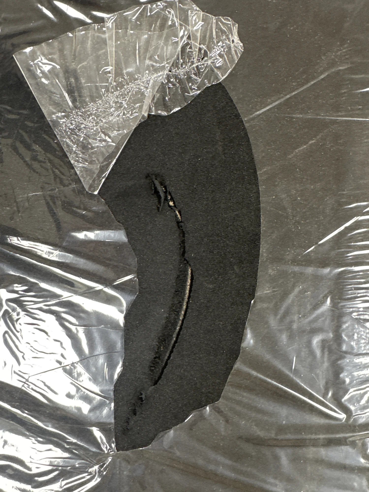 69cm polssteun - onderzijde beschadigd