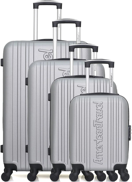 AMERICAN TRAVEL - Set van 4 koffers ABS