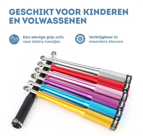 ERB® Professioneel Crossfit & Fitness Springtouw - Speedrope - Jump Rope - Verstelbaar - Volwassenen & Kinderen – Geel