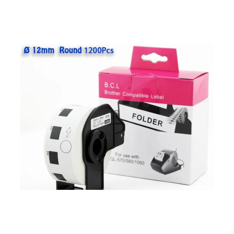 Generic Brother DK 11219 12mm Round Labels