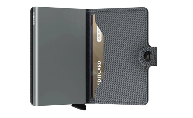 Secrid Mini Wallet Portemonnee Carbon Cool Grey