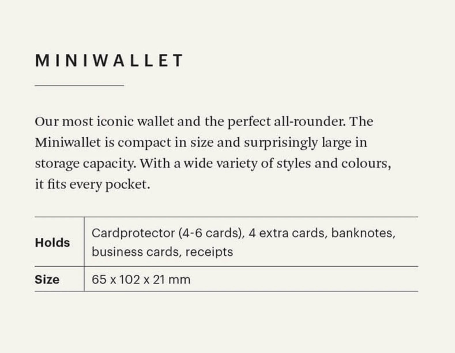 Secrid Mini Wallet Portemonnee Carbon Cool Grey