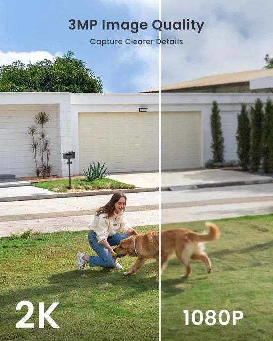 ieGeek ZS-GX3S  Wire-free battery beveiligingscamera met zonnepaneel