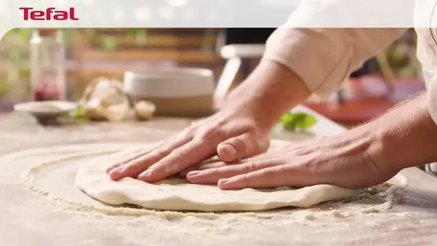 Tefal Pizza Pronto JM4120 pizza oven op gas + pizzaschep