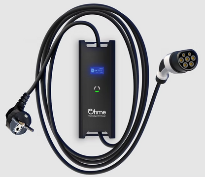 Ohme Go 16A thuislader Shuko EU naar type 2