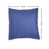 Kussensloop Katoen Blauw - 63x63 cm
