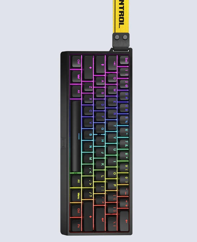 Wooting 60HE+ - US-ANSI - Linear60 (Rev1) - Gaming Toetsenbord - Zonder Numpad - US International - Zwart